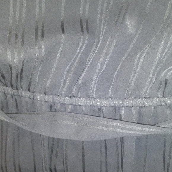 Vintage Black Stripes See Through Dress - Picture 10 of 11